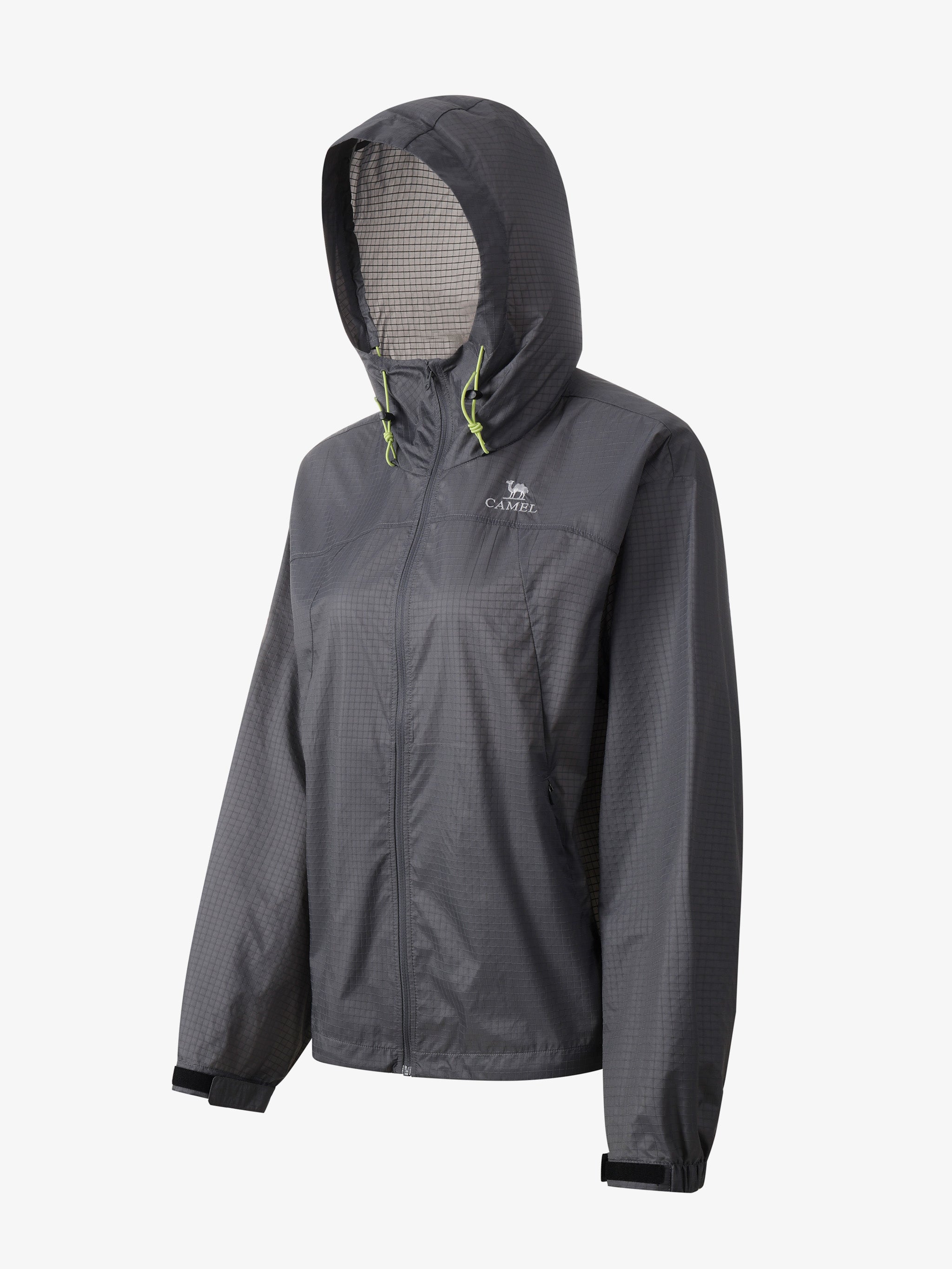 CAMEL Women's Lightweight Hooded Sun Jacket - A26BATR170-black2