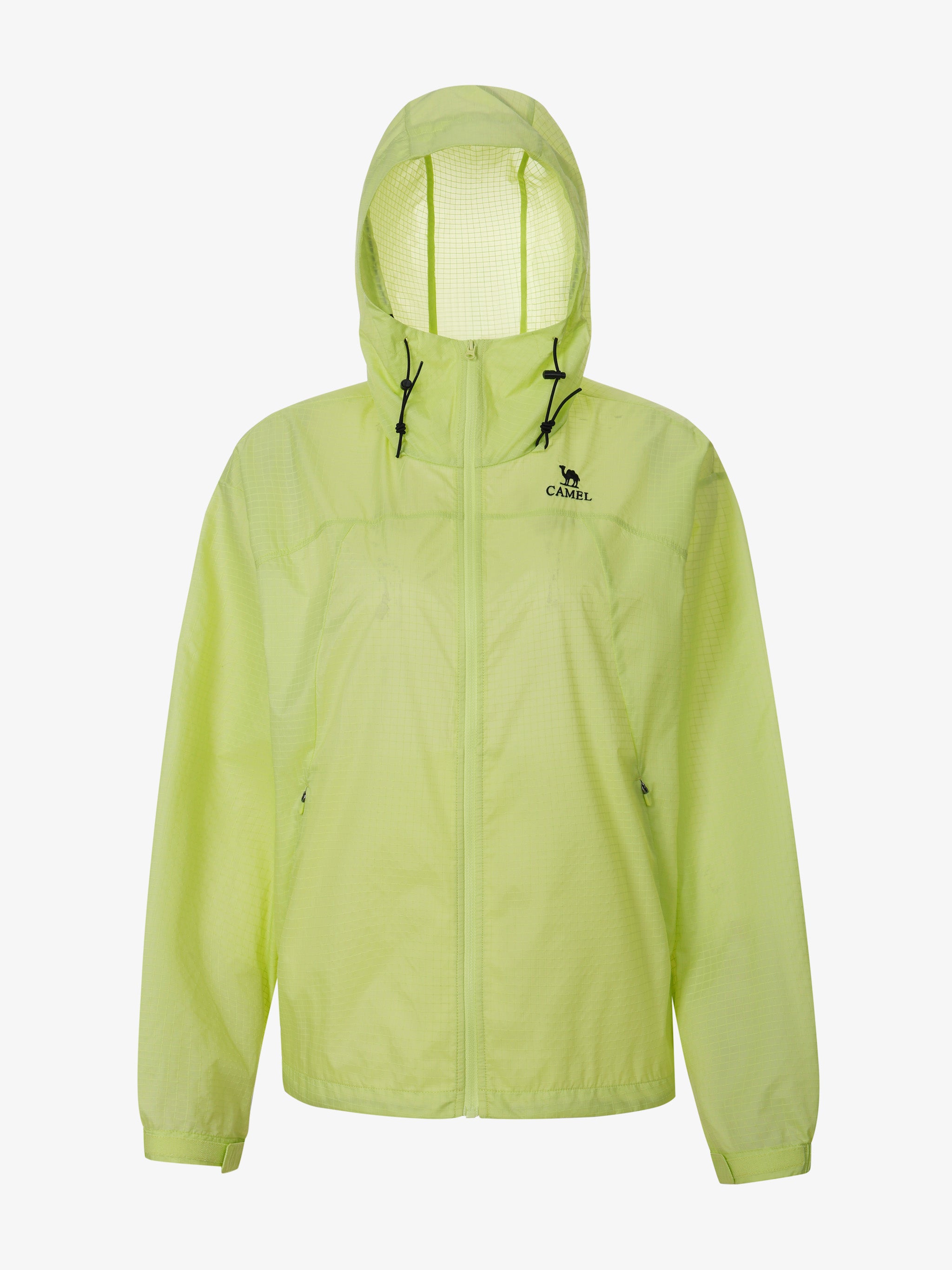 CAMEL Women's Lightweight Hooded Sun Jacket - A26BATR170-green1