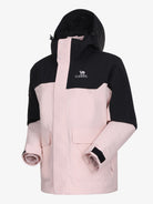 CAMEL Women's 3-in-1 Shell Jacket with Down Liner - A26CA6B050Y-fen+hei-2
