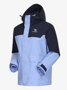 CAMEL Women's 3-in-1 Shell Jacket with Down Liner - A26CA6B050Y-lan+lan-2