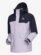 CAMEL Women's 3-in-1 Shell Jacket with Down Liner - A26CA6B050Y-zi+lan-2