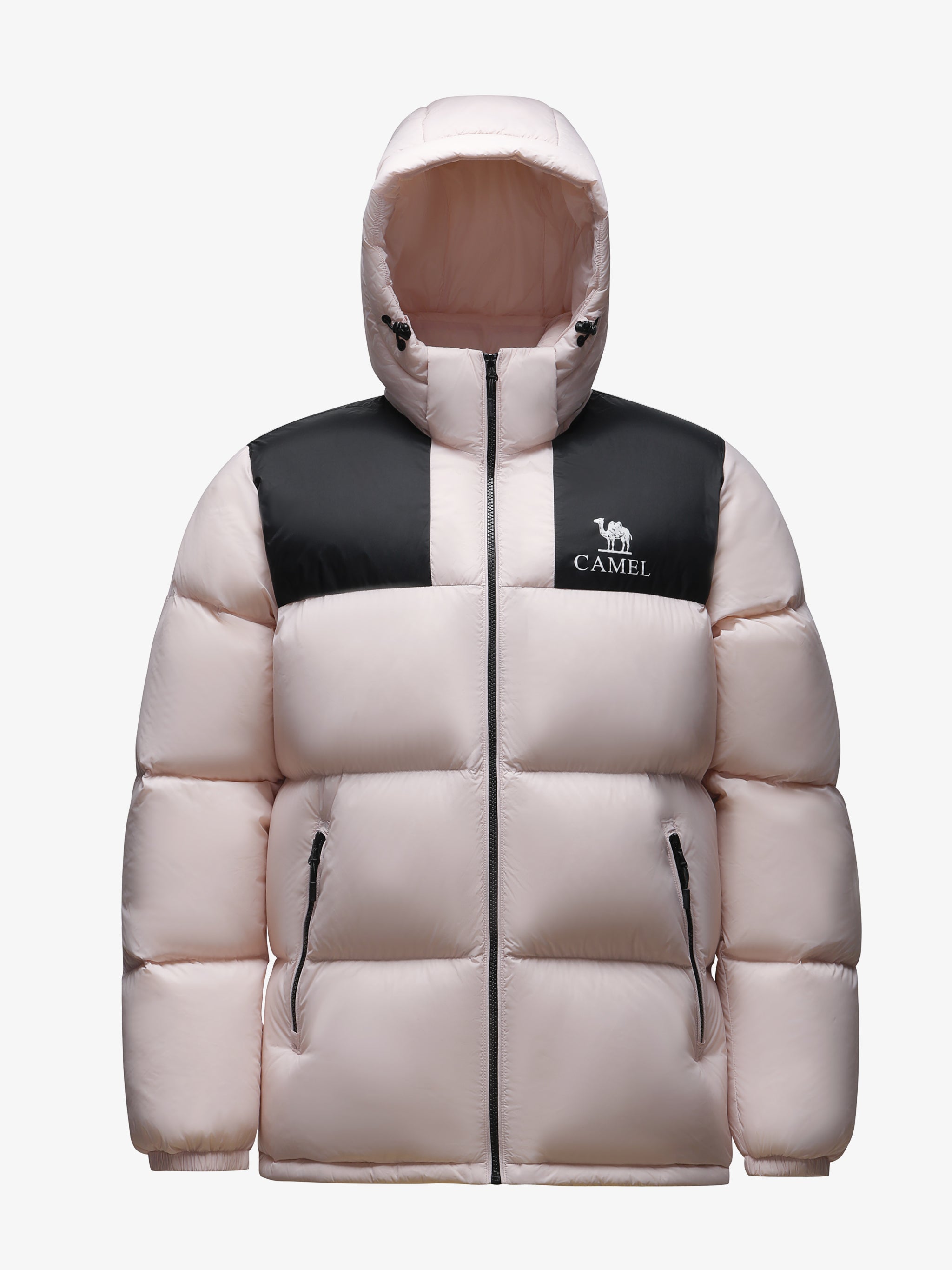 Colorblock Puffer Down Jacket