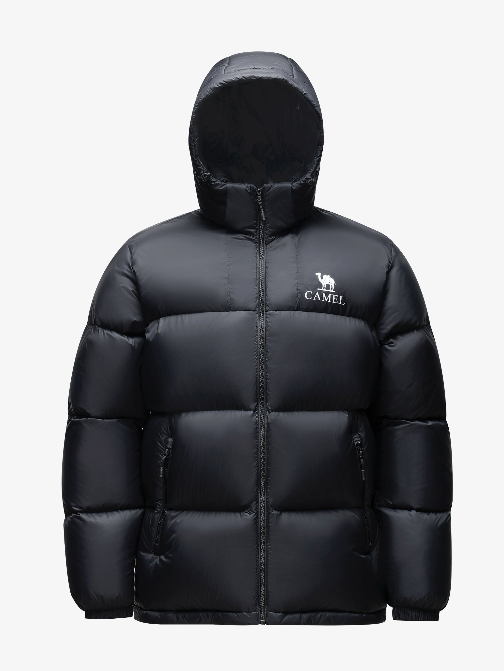 Colorblock Puffer Down Jacket