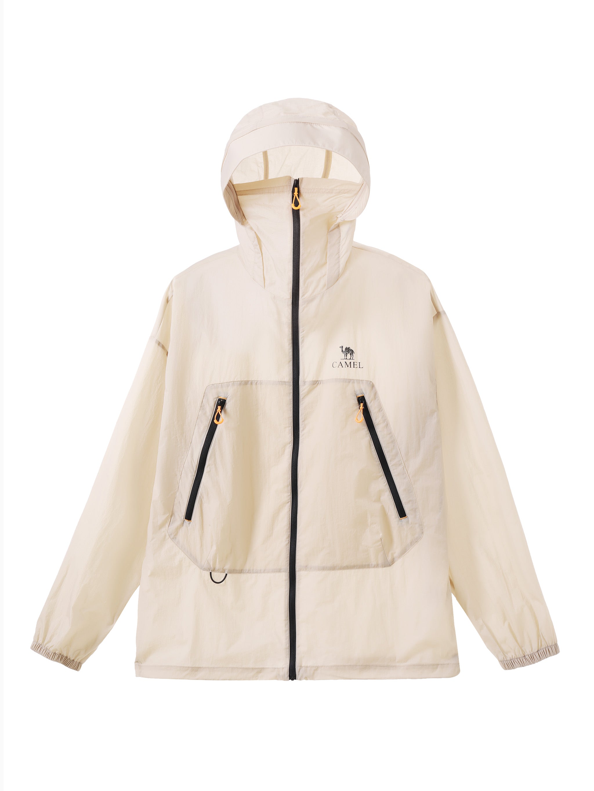CAMEL Unisex Lightweight Hooded Sun Jacket - A35BA45095-haibei1