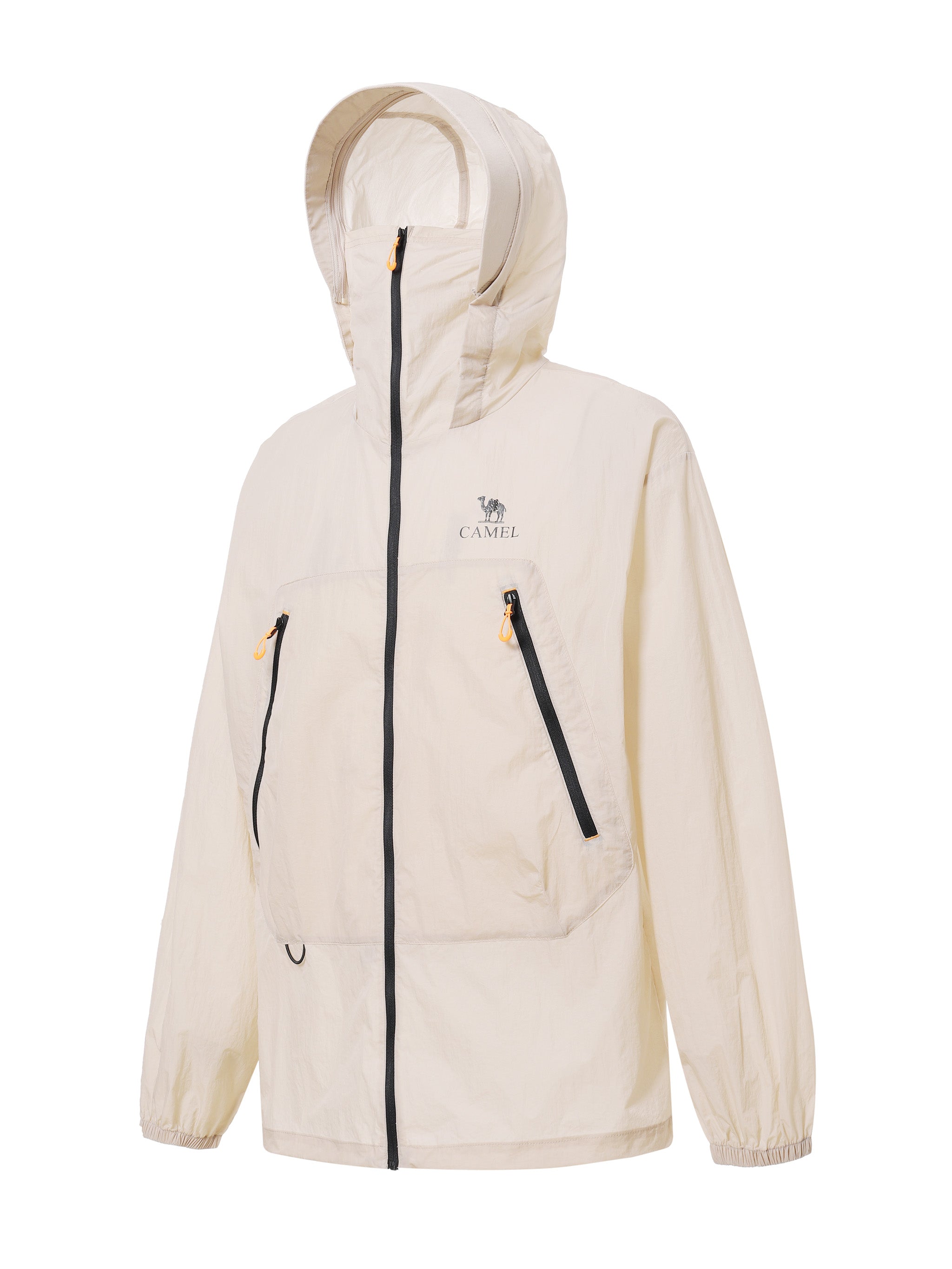 CAMEL Unisex Lightweight Hooded Sun Jacket - A35BA45095-haibei2