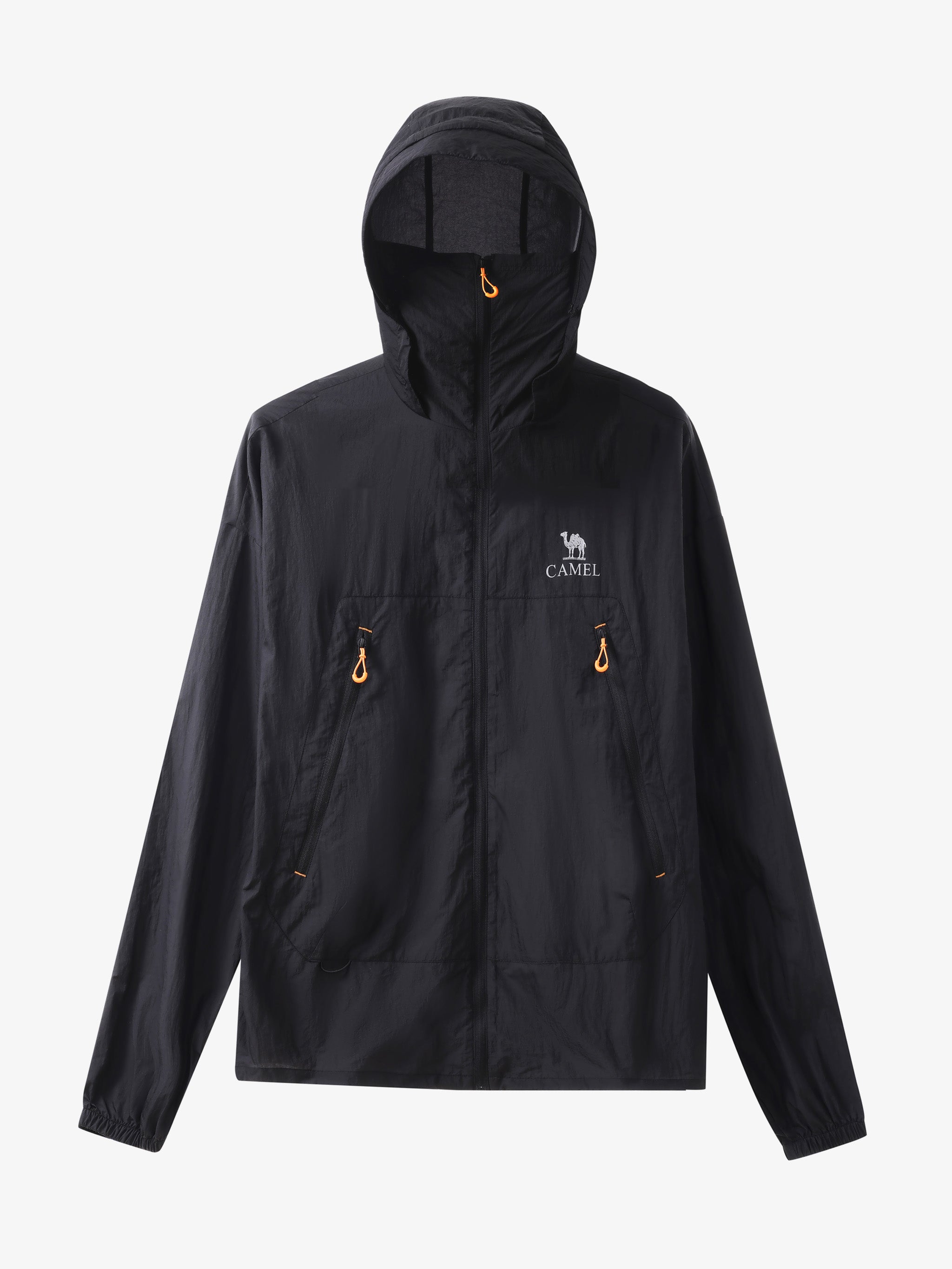 CAMEL Unisex Lightweight Hooded Sun Jacket - A35BA45095-hei1
