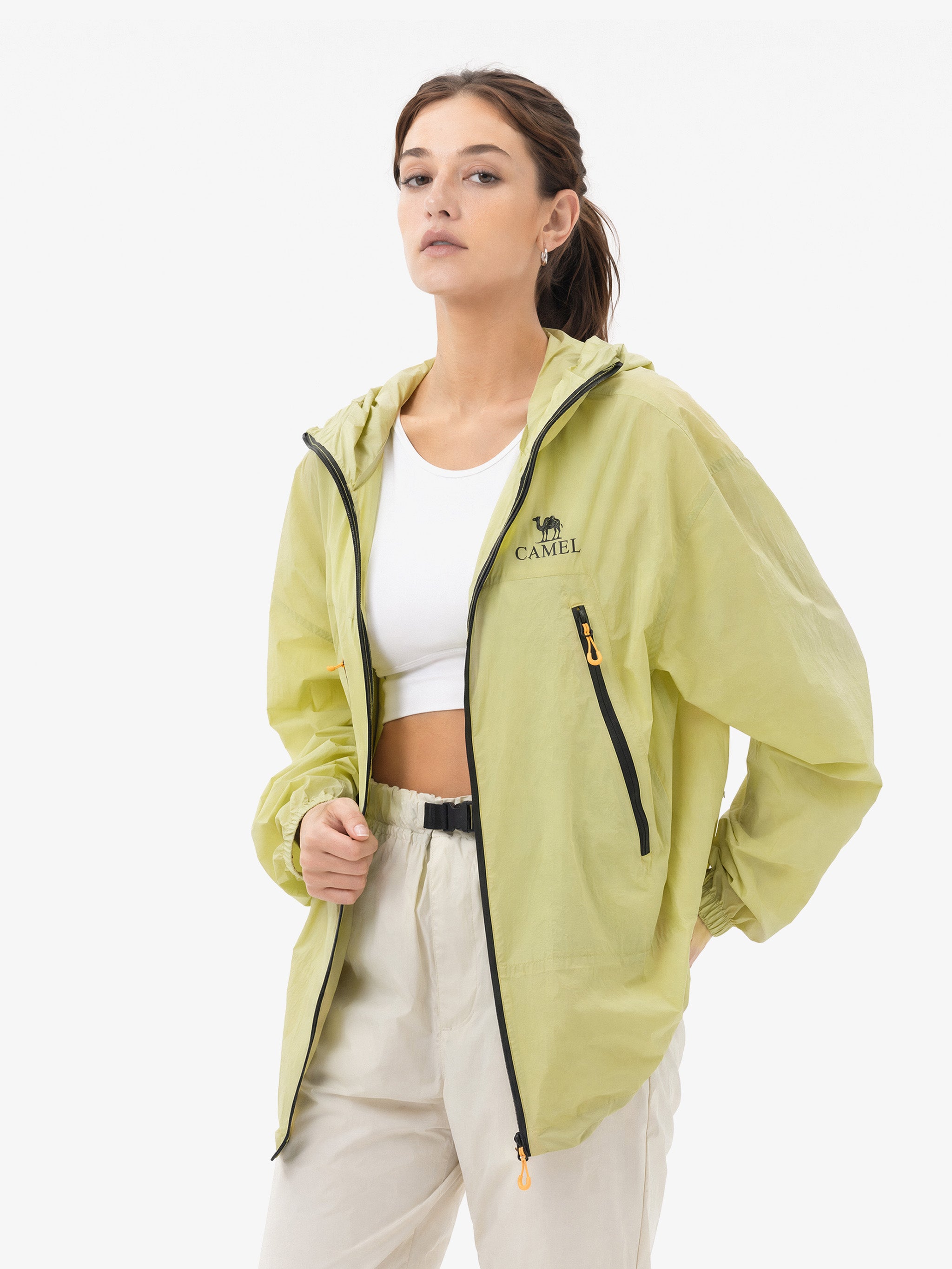 CAMEL Unisex Lightweight Hooded Sun Jacket - A35BA45095-lv3