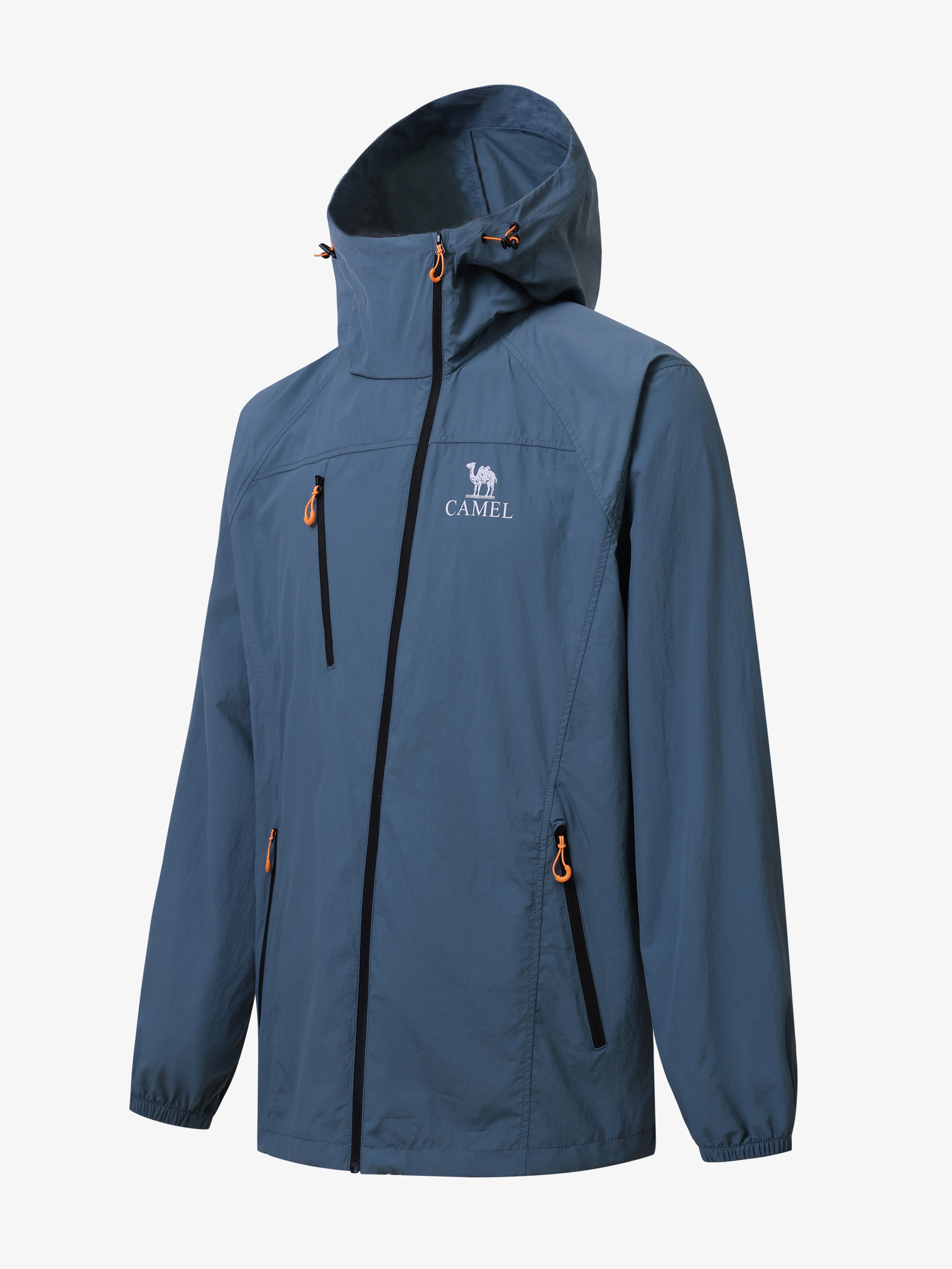 CAMEL Unisex Lightweight Hooded Outdoor Jacket - A35BA49003-lan2