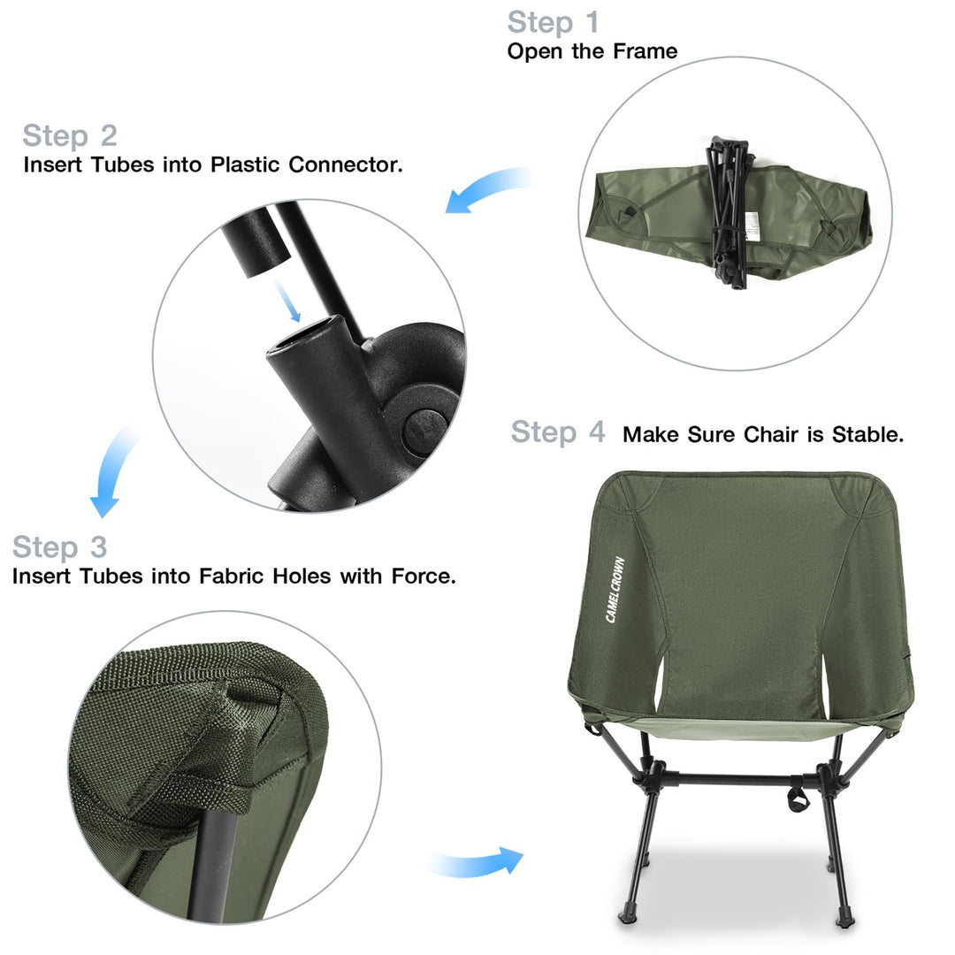 CAMEL CROWN Portable Camping Chair