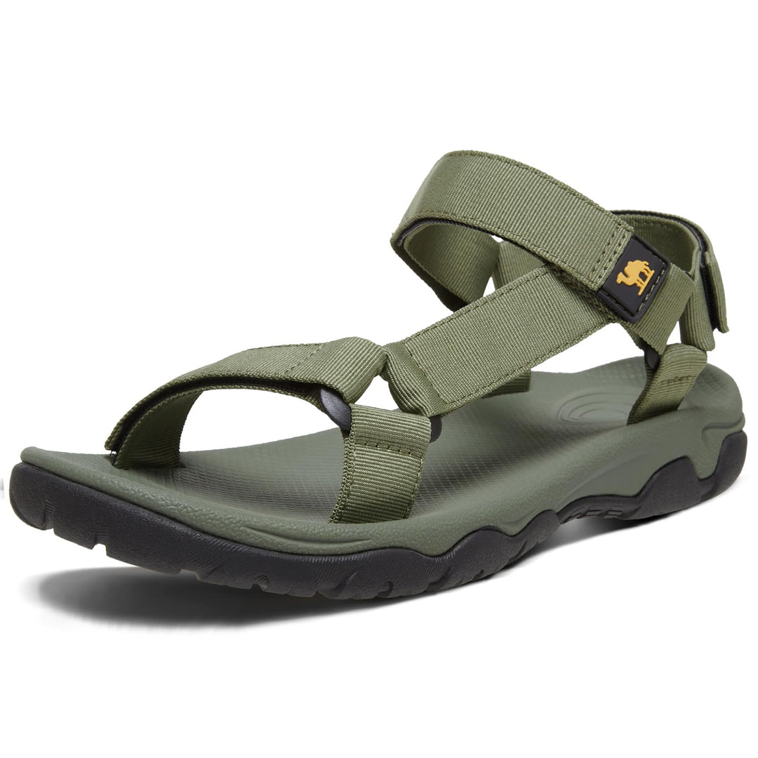 CAMELSPORTS Men's Hiking Sandals Open Toe Outdoor Beach Sandal Waterproof Sport Sandals Water Shoes for Athletic Walking