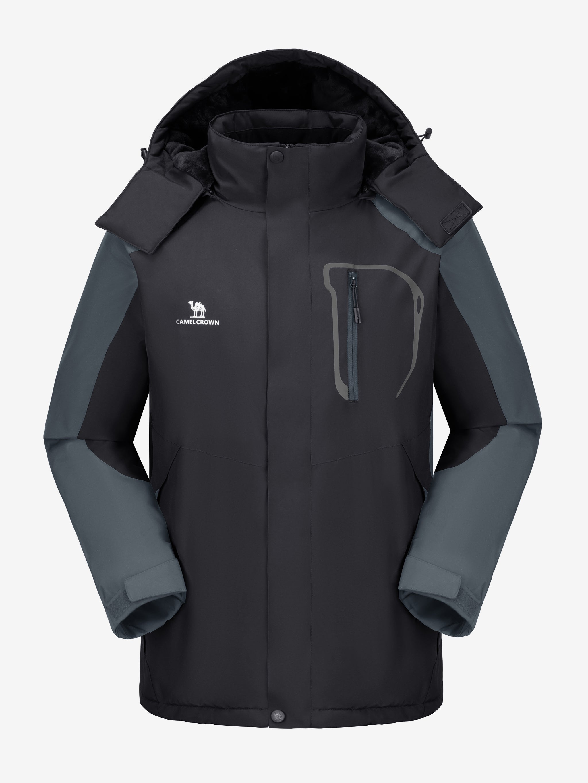 Men’s Urban Edge Fleece Jacket Detachable Hood