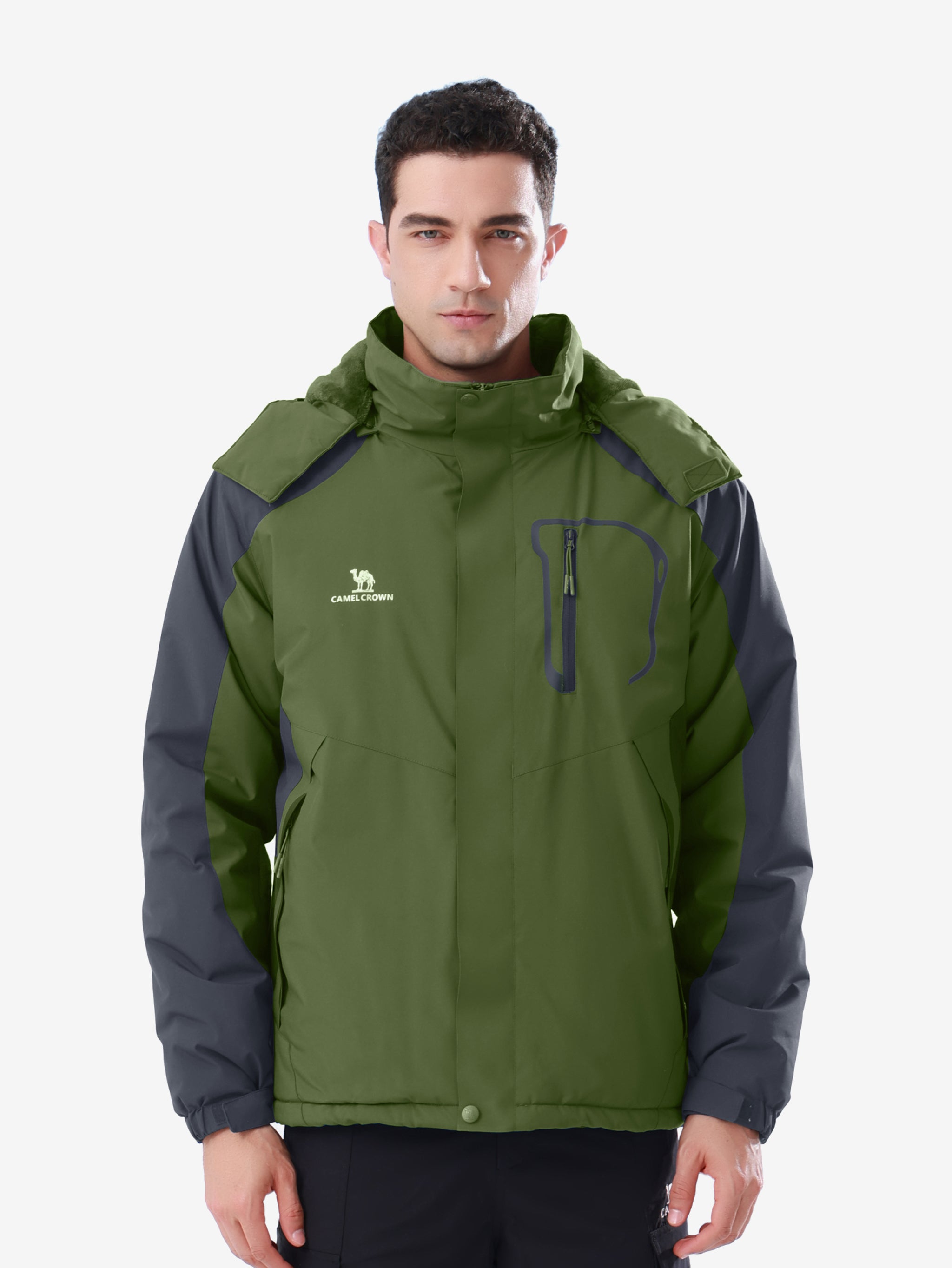 Men’s Urban Edge Fleece Jacket Detachable Hood