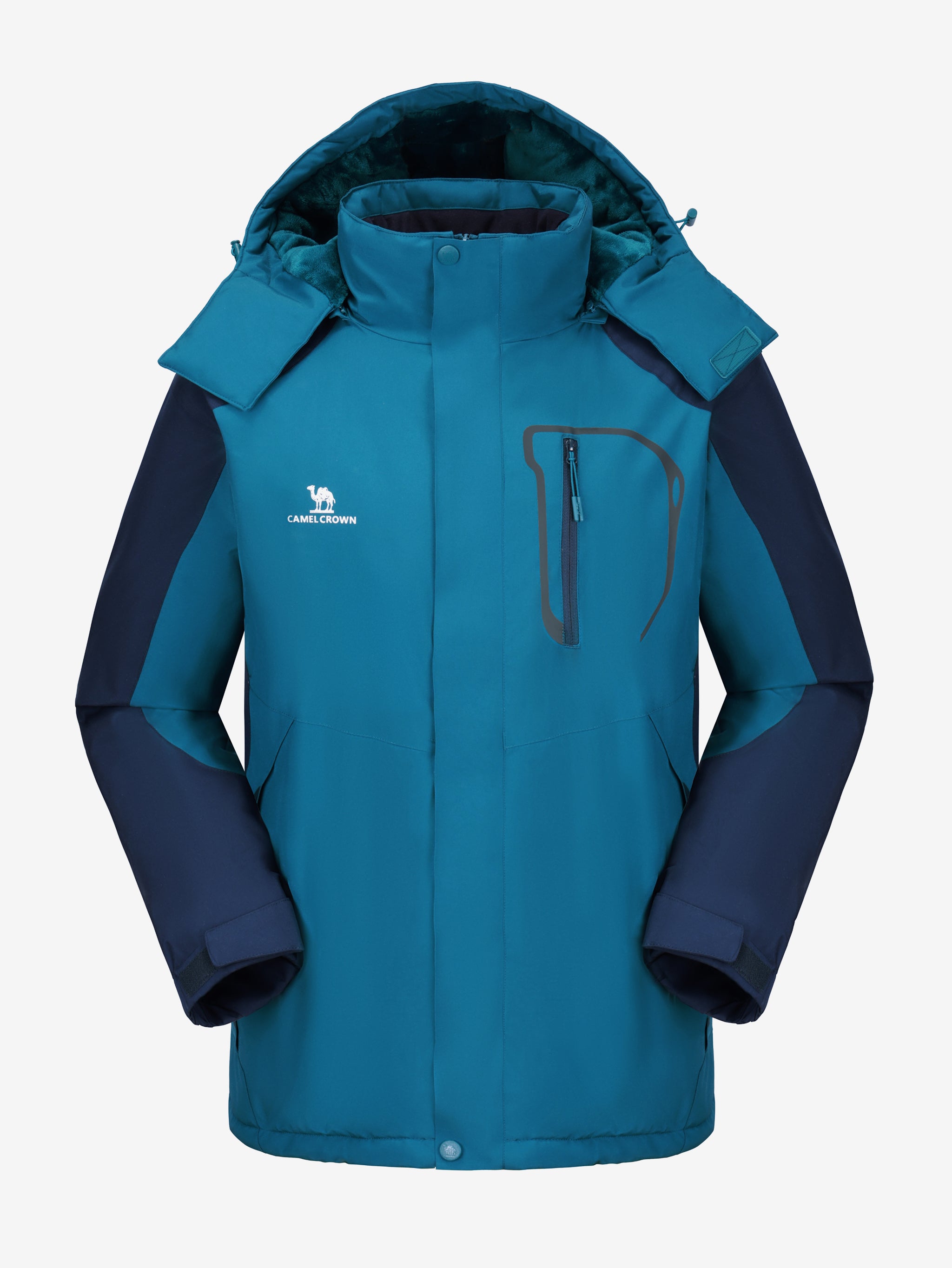 Men’s Urban Edge Fleece Jacket Detachable Hood