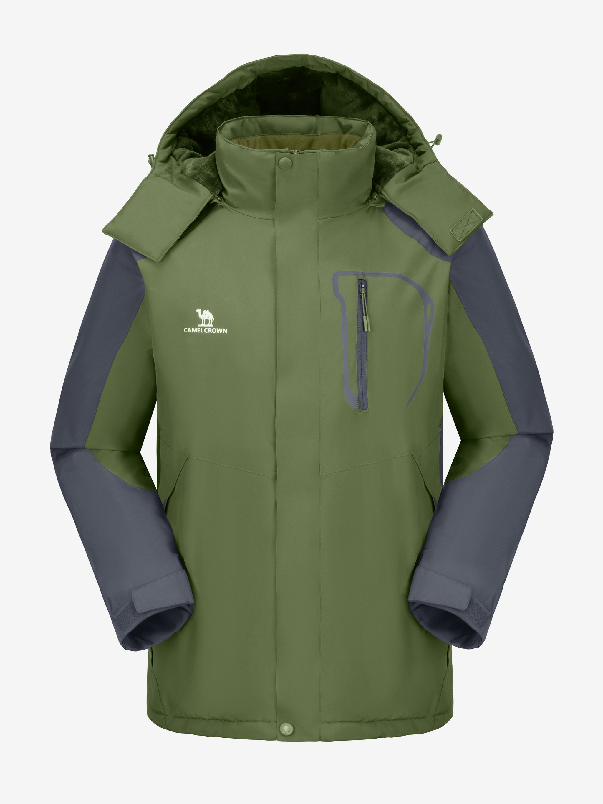 Men’s Urban Edge Fleece Jacket Detachable Hood