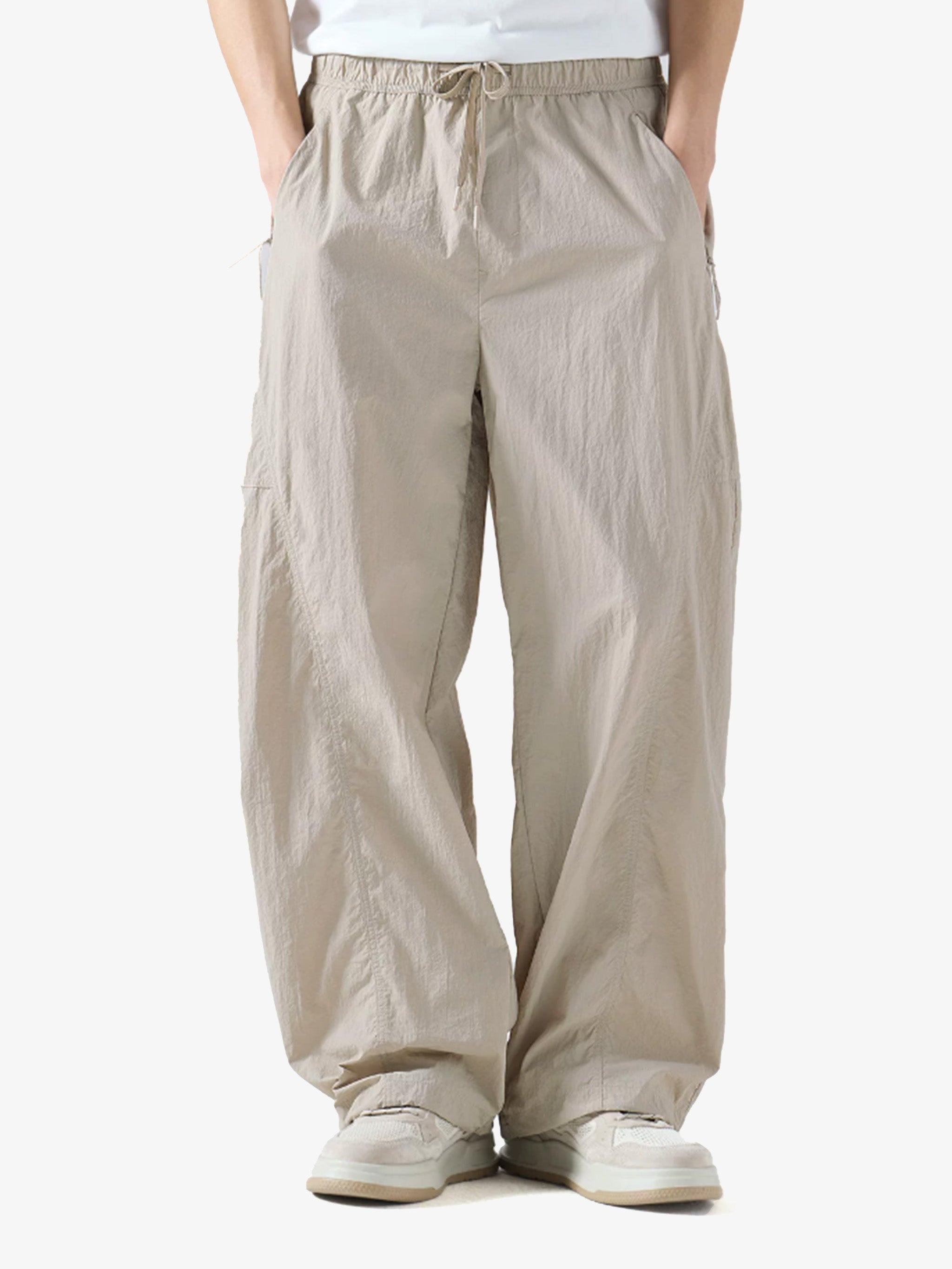 CAMEL Men's Lightweight Woven Cargo Pants - M16BAWI071-hui3