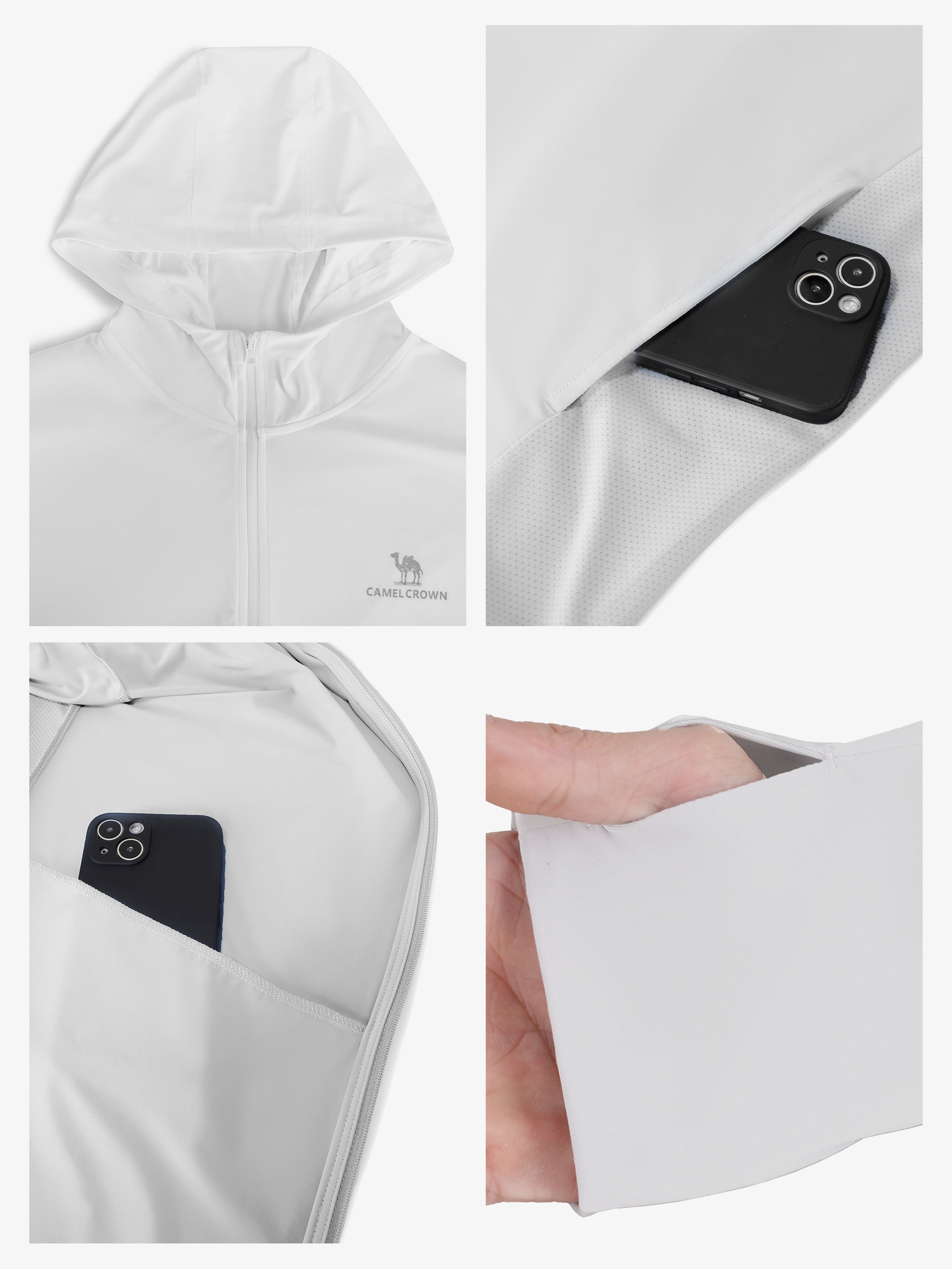 Men's UPF 50+ Hooded Sun Jacket
