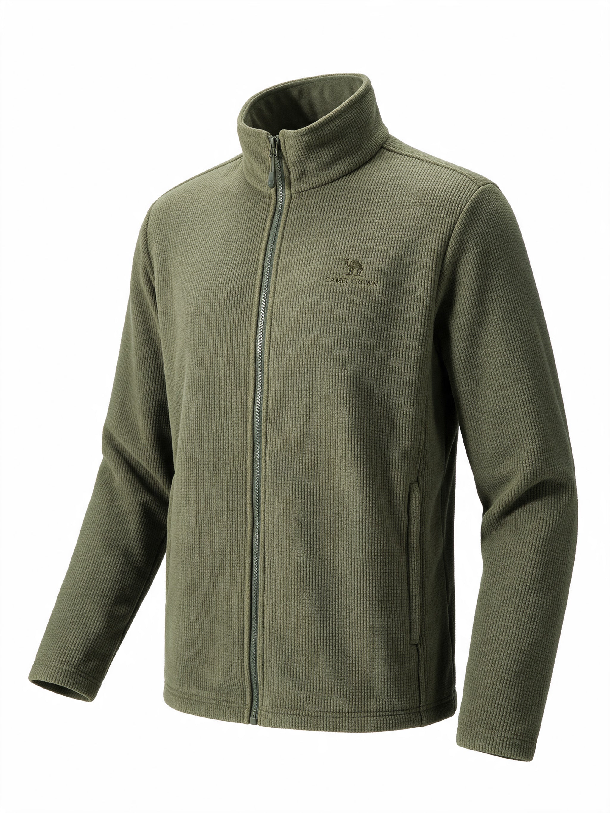 CAMEL Men's Hooded Fleece Jacket - Z16CA6B010-lv1