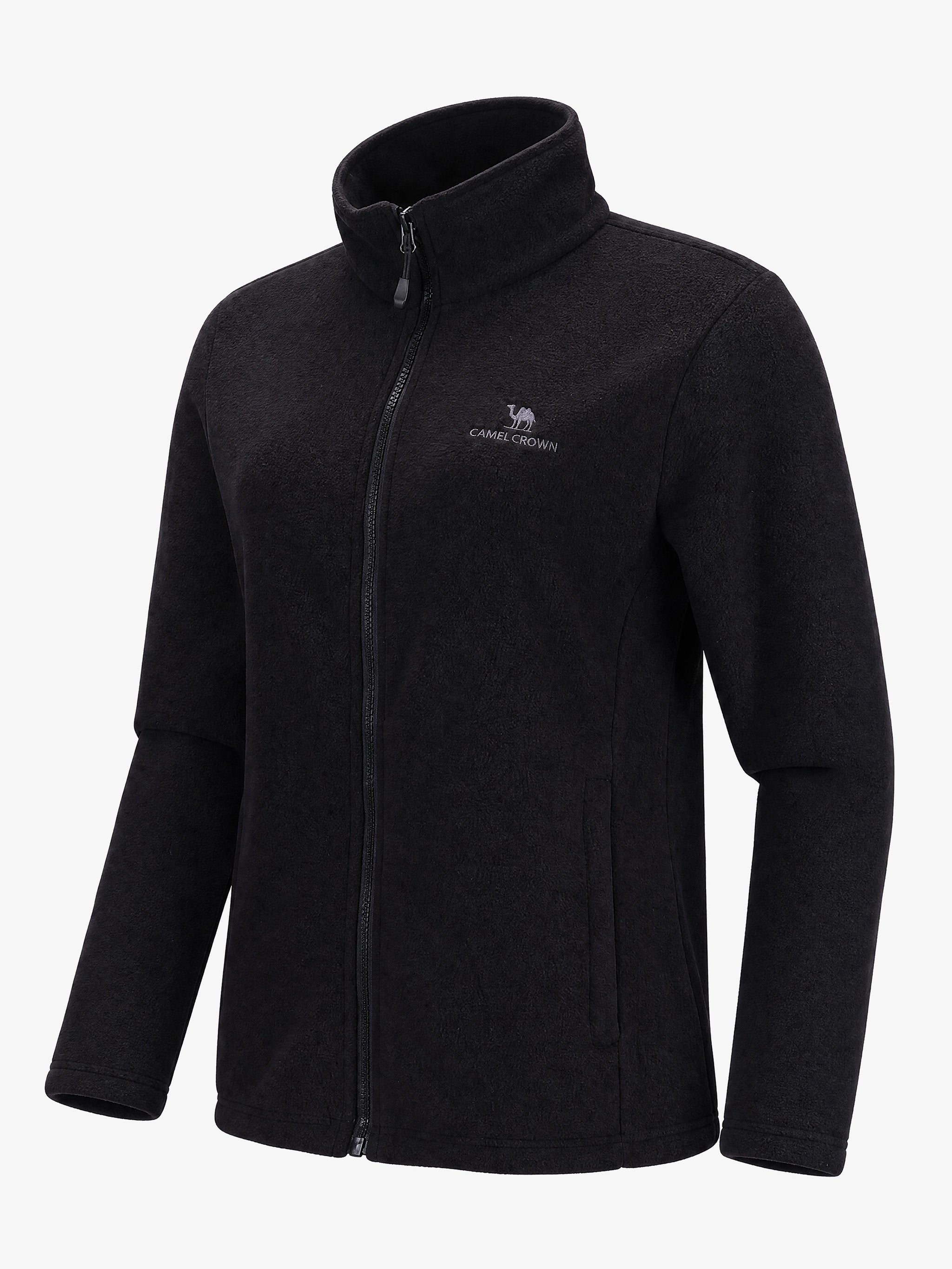 CAMEL Women's Hooded Fleece Jacket - Z26CA6B013-hei2