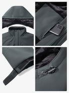 CAMEL Men's Padded Outdoor Jacket - ZA12264556H-detial