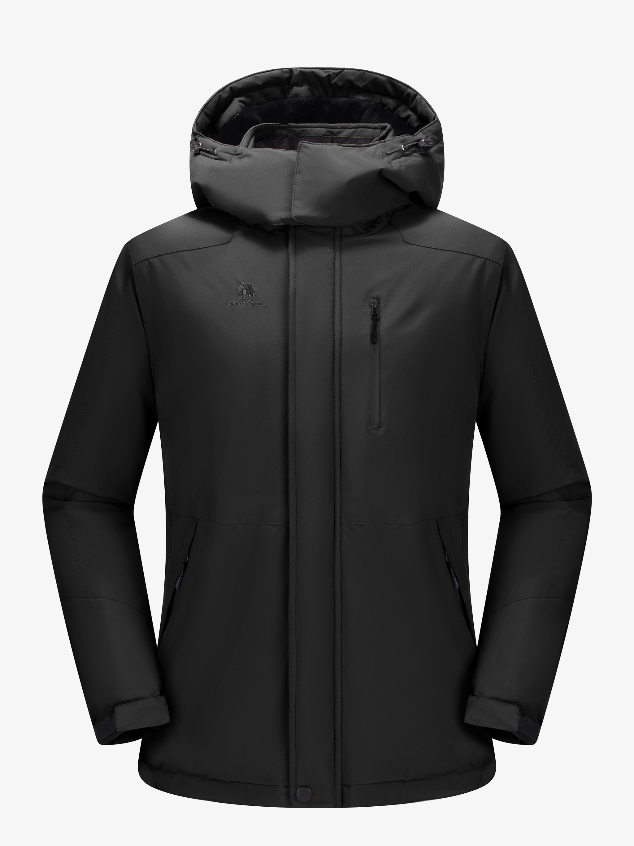 CAMEL Men's Padded Outdoor Jacket - ZA12264556H-hei2