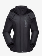 CAMEL Women's Padded Outdoor Jacket - ZA22264558-A-hei1