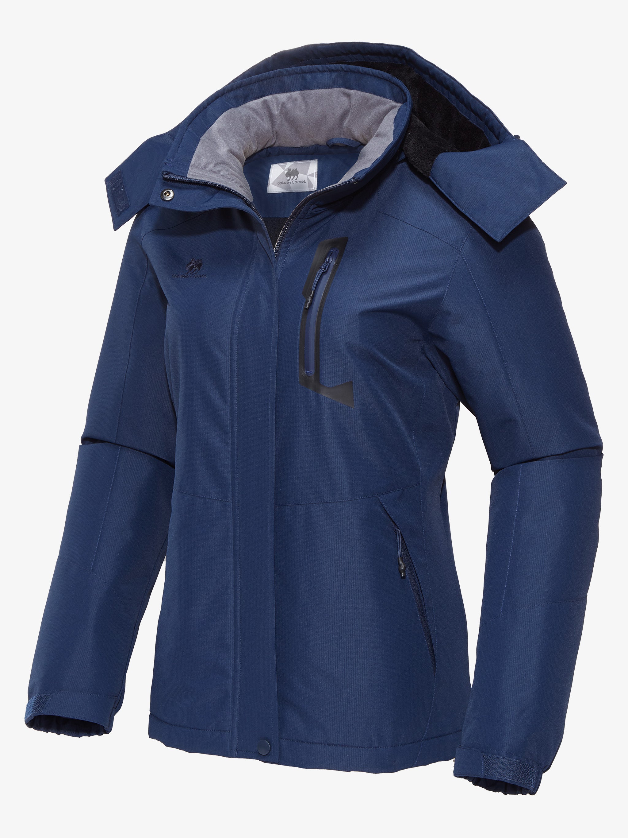 CAMEL Women's Padded Outdoor Jacket - ZA22264558-A-lan2