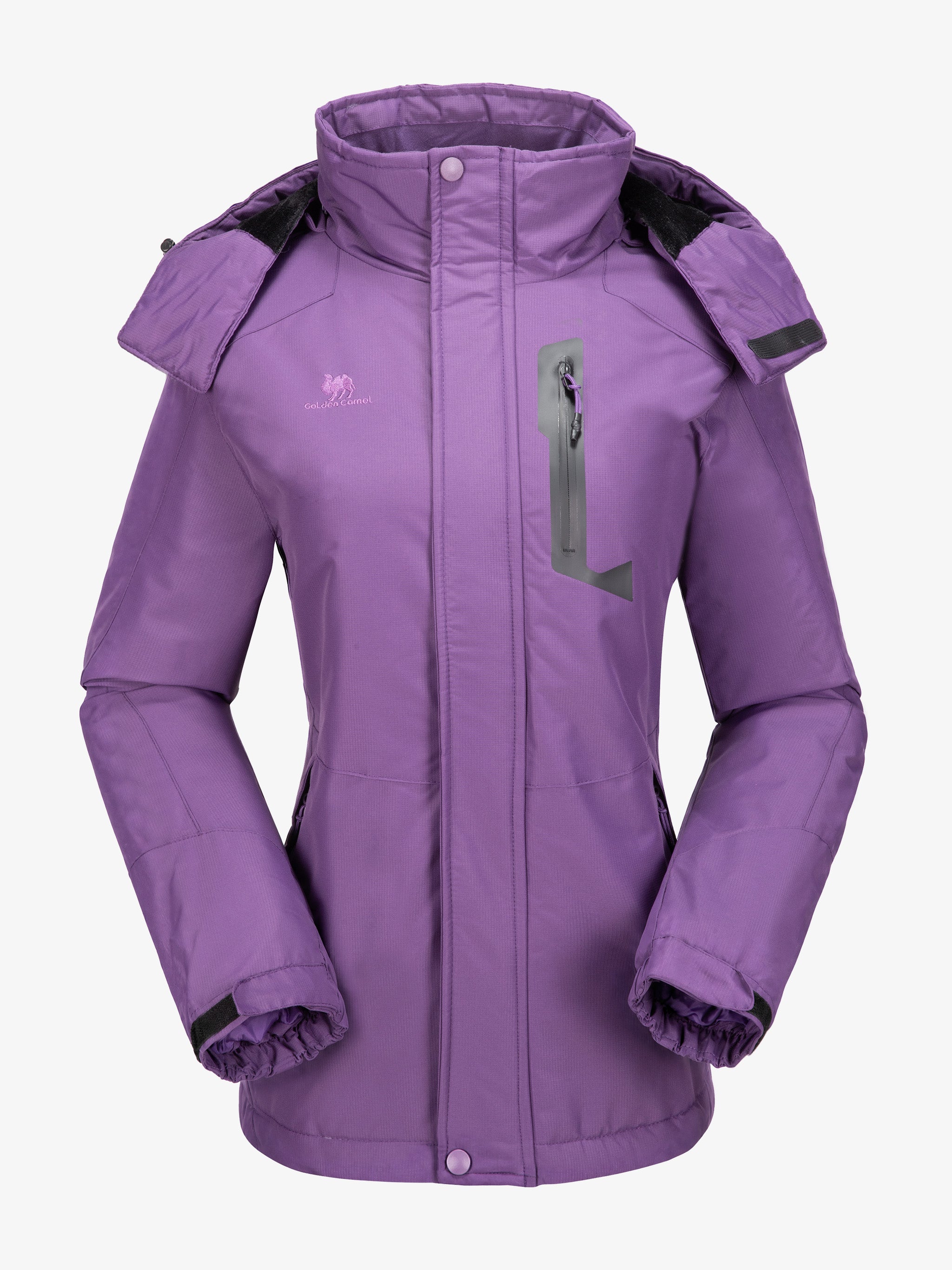 CAMEL Women's Padded Outdoor Jacket - ZA22264558-A-zi1