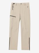 Camel Cordura® Softshell Pants in khaki color, built for hiking with water resistant softshell fabric and stretch fit