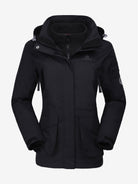 Camel Crown Women’s Arctic Sentinel Pro 3-in-1 Fleece Jacket in black color, Waterproof, keep warm for women's hiking