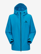 Camel Interstellar Traverse Lightweight Shell Rain Jacket in blue color, with breathable 3D ergonomic cut and rainproof