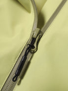 Zipper of Camel Interstellar Traverse Lightweight Shell Rain Jacket with breathable 3D ergonomic cut and rainproof