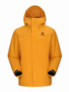 Camel Men’s Arctic Sentinel Elite Toray Dermizax® 3-in-1 Jacket in orange color, windproof coat with far-infrared fleece