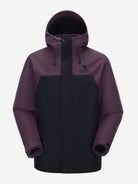 Camel Men’s Arctic Sentinel Elite Toray Dermizax® 3-in-1 Jacket in purple & black, windproof coat with far-infrared fleece
