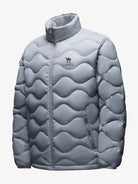 Camel Men's Lite RDS Down Jacket in gray color, warm lightweight down jacket with RDS duck down for city and outdoor wear