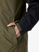 Pocket of Camel Men’s Arctic Sentinel Paneled 3-in-1 Jacket delivering waterproof, breathable, thermal performance.