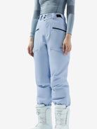 Side view of Camel TPU Snowboard Pants built with TPU membrane, waterproof and windproof for snowboarding and winter travel