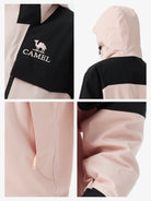 Details view of Camel Women’s Arctic Sentinel Paneled 3-in-1 Jacket, built with waterproof outer shell and warm fleece liner