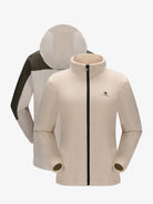 Khaki liner of Camel Women’s Arctic Sentinel Paneled 3-in-1 Jacket, windproof breathable insulated for hiking and daily wear