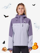 Front view of Camel Women’s Interstellar Traverse TOPEAK-TEX® Shell Jacket, breathable 3-layer waterproof outdoor protection